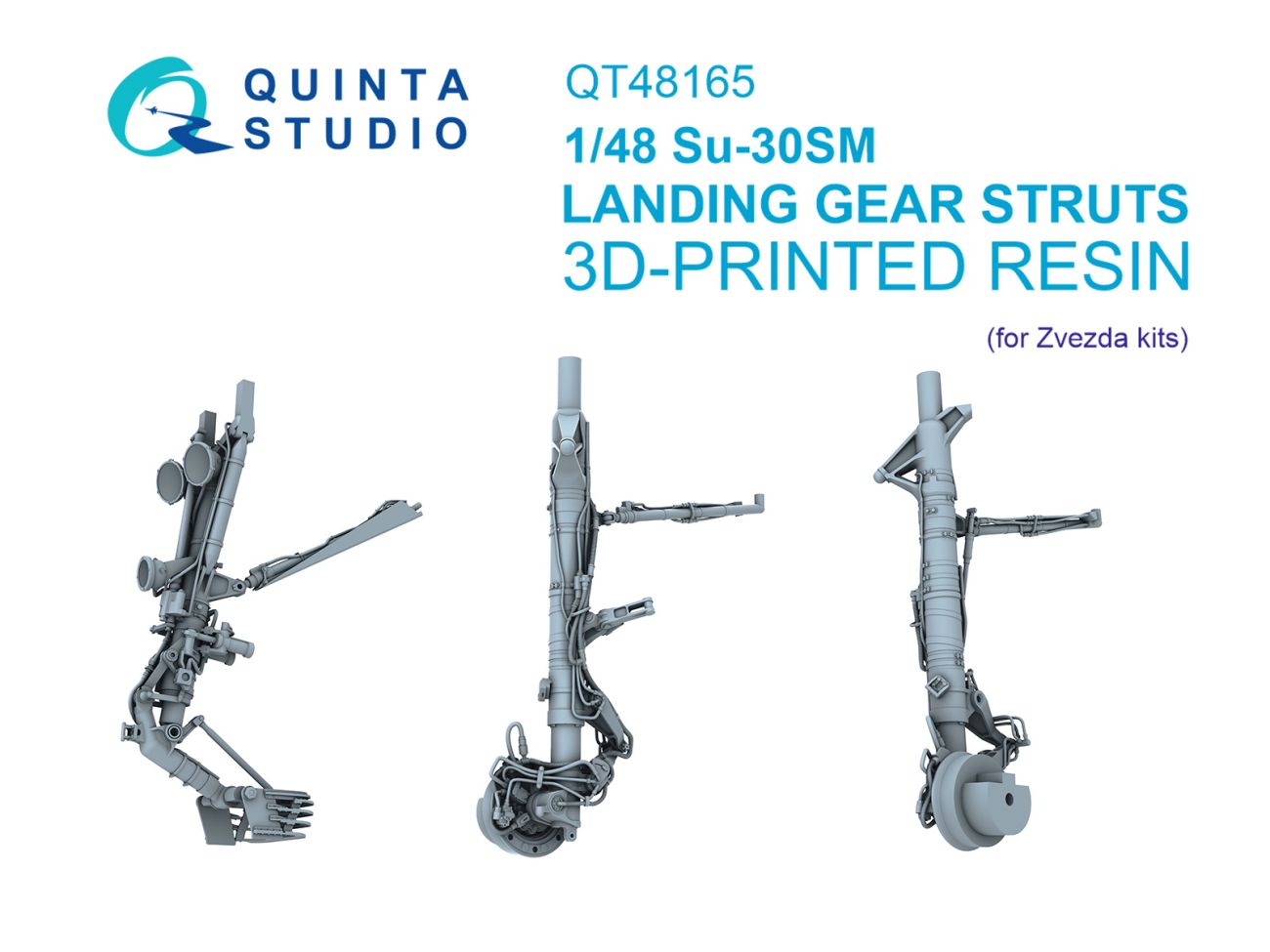 1:48 Su-30SM Landing Gear Struts (Zvezda)