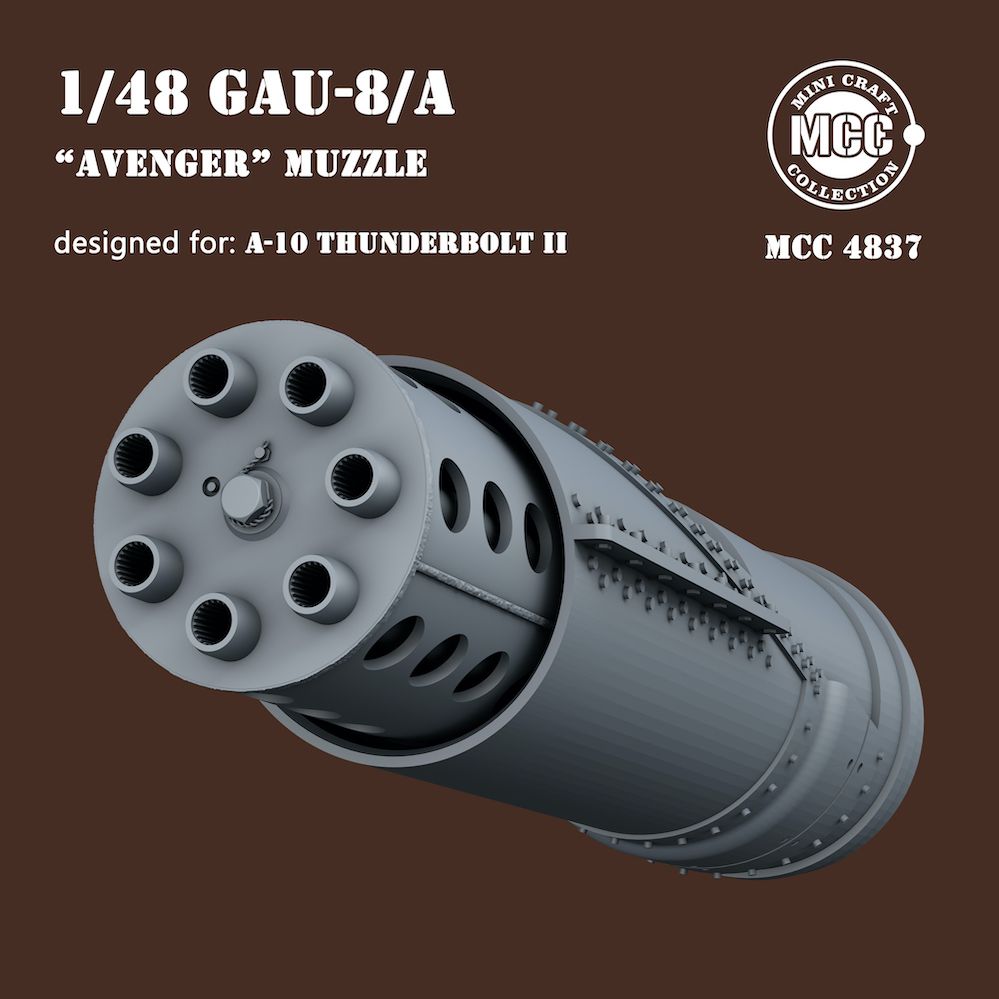 1:48 GAU-8 muzzle for Fairchild A-10A Thunderbolt II