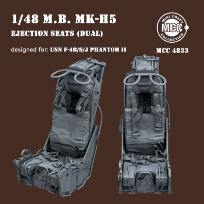 1:48 Martin Baker Mk.h5 Ejection seat for the McDonnell F-4B/F-4S/F-4J Phantom II (x 2pcs)
