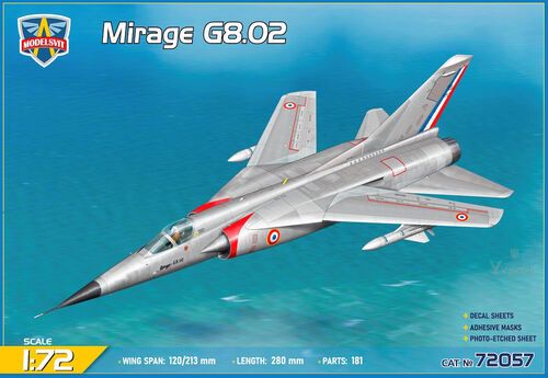 1:72 Dassault Mirage G8 02 - Variable-Geometry Fighter