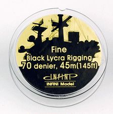Black Ship Rigging Fine 145ft / 45m (for 1/350 scale)