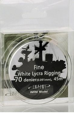White Ship Rigging Fine 145ft / 45m (for 1/350 scale)