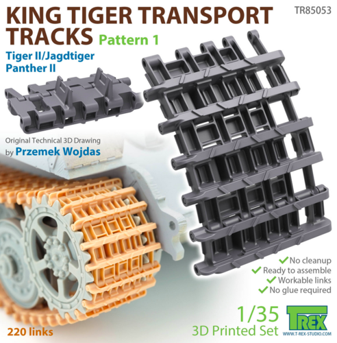1:35 King Tiger Transport Tracks Pattern 1