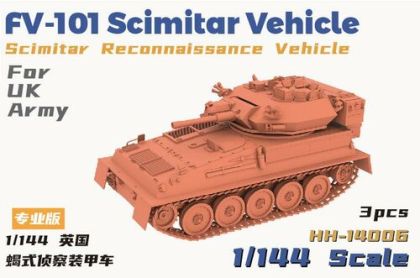 1:144 FV-101 Scimitar Vehicle Scimitar Reconnaissance Vehicle For UK Army