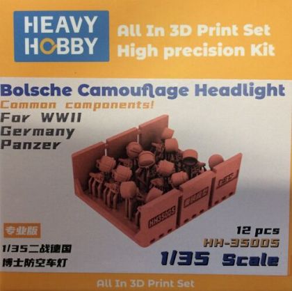 1:35 Bolsche Camouflage Headlight (WWII Germany Panzer)