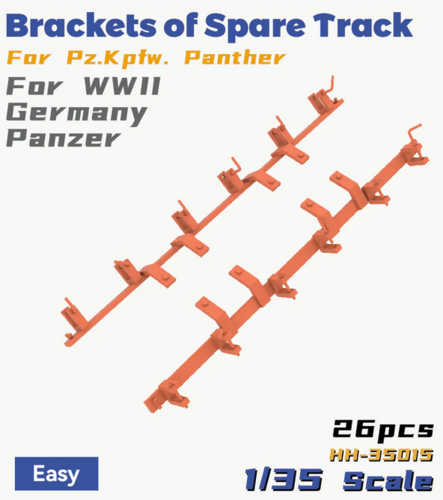 1:35 Brackets of Spare Track For Pz.Kpfw. Panther For WWII Germany Panzer