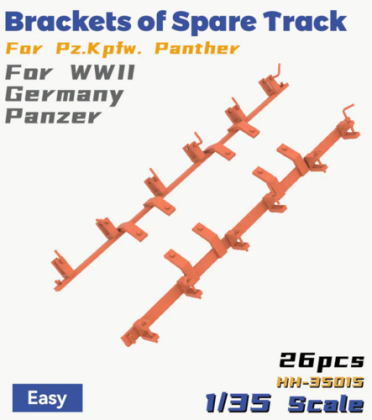 1:35 Brackets of Spare Track For Pz.Kpfw. Panther For WWII Germany Panzer