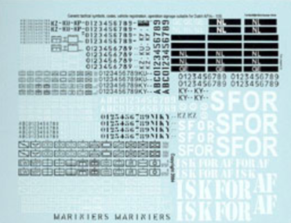 1:35 Generic Dutch AFV Markings