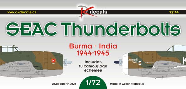 1:72 SEAC Republic Thunderbolts, Burma-India 1944-45