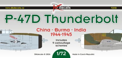 1:72 Republic P-47D Thunderbolt, China-Burma-India 1944-45