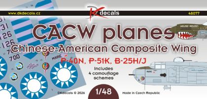 1:48 CACW planes (P-40N, P-51K, B-25H/J)