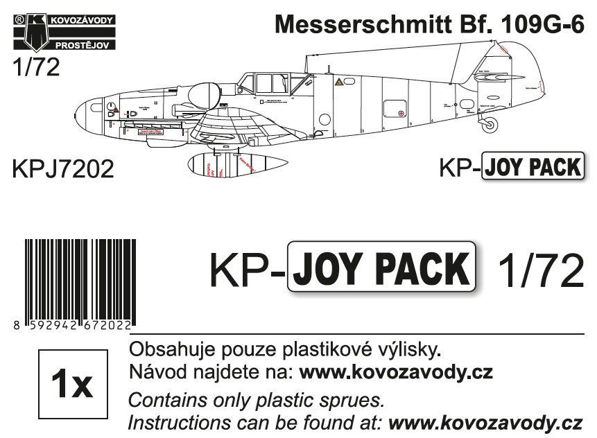 1:72 Bf 109G-6 KP-JOYPACK