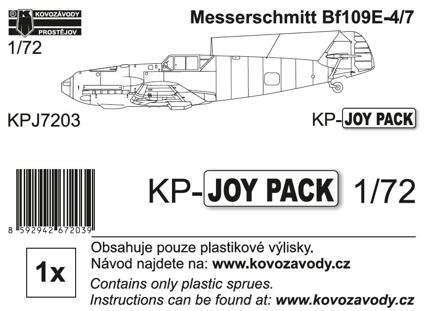 1:72 Bf 109E-4/7 KP-JOYPACK