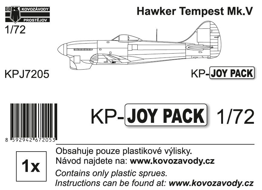 1:72 Tempest Mk.V KP-JOYPACK