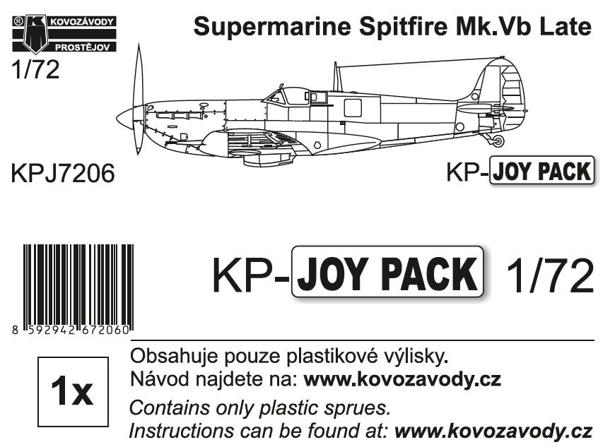 1:72 Spitfire Mk.Vb Late KP-JOYPACK