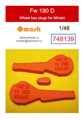 1:48 Fw 190 D wheel bay plugs (for Miniart)