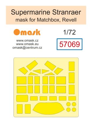 1:72 Supermarine Stranraer mask (for Matchbox, Revell)