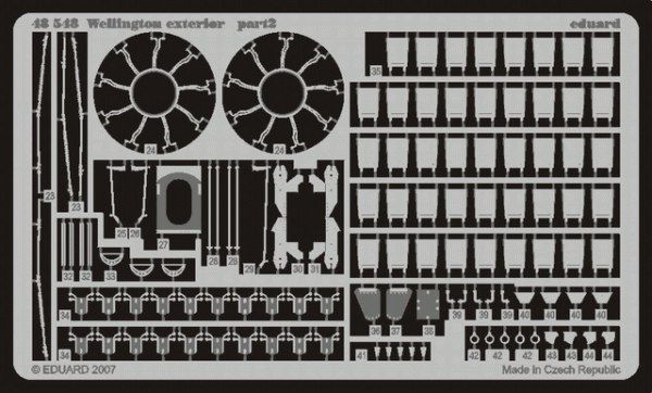1:48 Wellington Mk.I exterior for Trumpeter