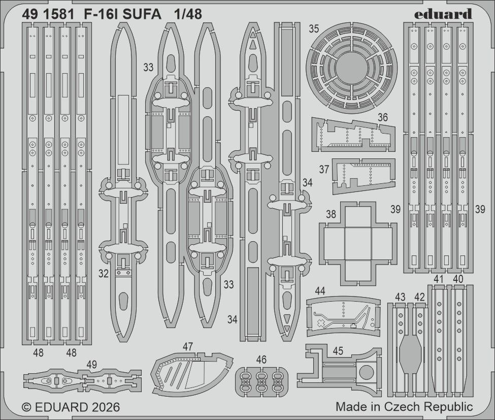 1:48 F-16 I Sufa detail set for GWH