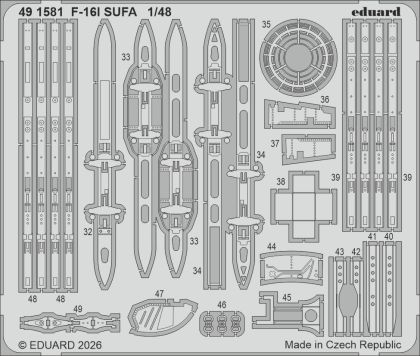 1:48 F-16 I Sufa detail set for GWH