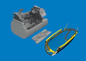 1:48 MiG-21F - Cockpit (3D-Printed) for Eduard