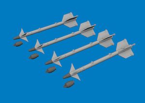 1:72  AIM-9 M/L (3D-Printed / 4 Missiles)