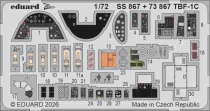 1:72 Grumman TBF-1C - Zoom Set for Hobby Boss
