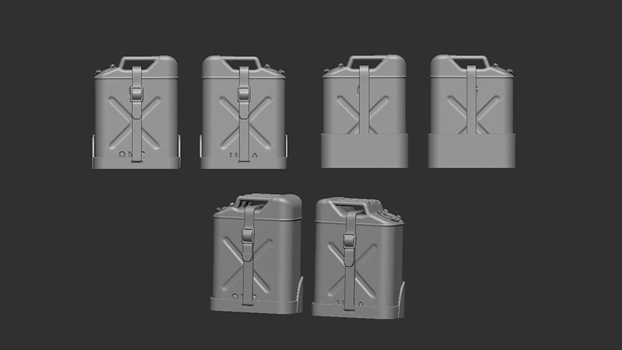 1:48 US 20L Jerry Can with Rack