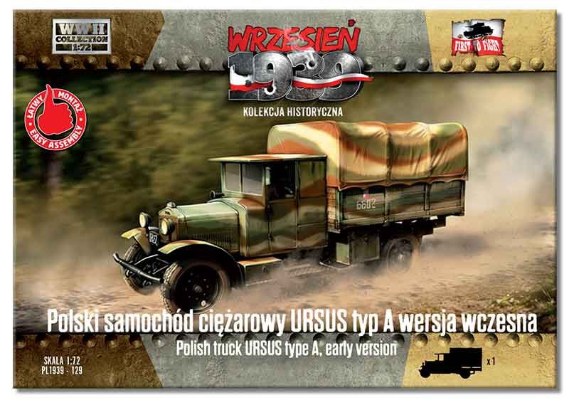 1:72 Polish Ursus Type A truck, early version