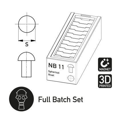 Spherical Rivet – Full Batch Set