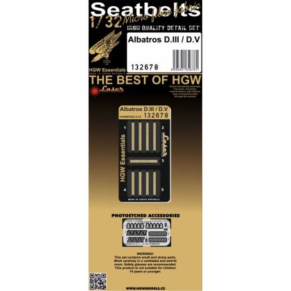 1:32 ALBATROS D.III / D.V - SEATBELTS