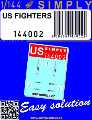 1:144 US FIGHTERS - SEATBELTS