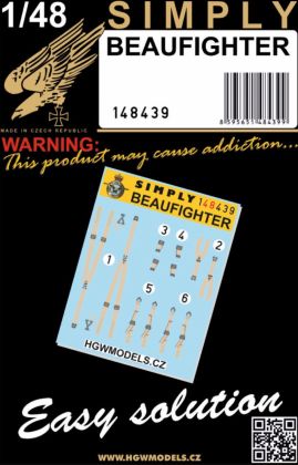 1:48 BEAUFIGHTER Mk.VI/Mk.X - SEATBELTS