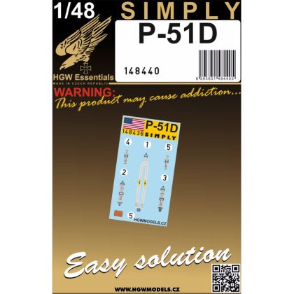 1:48 P-51D MUSTANG - SEATBELTS