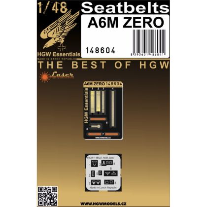 1:48 Mitsubishi A6M ZERO - SEATBELTS