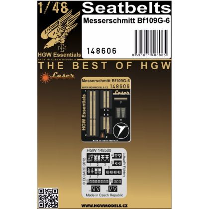 1:48 Messerschmitt BF-109G-6 - SEATBELTS