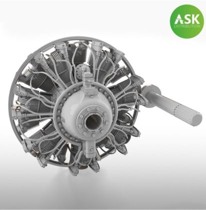 1:48 Wright R-2600 Cyclone 14