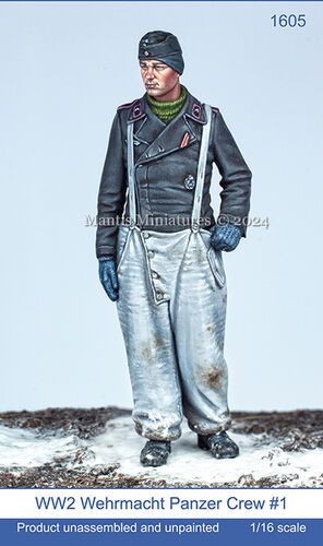 1:16 WW2 Wehrmacht Panzer Crew #1