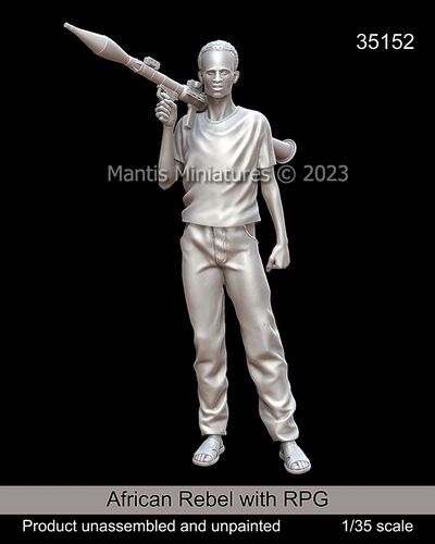 1:35 African Rebel with RPG