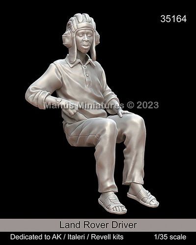 1:35 Land Rover Driver (For AK, Italeri, Revell)