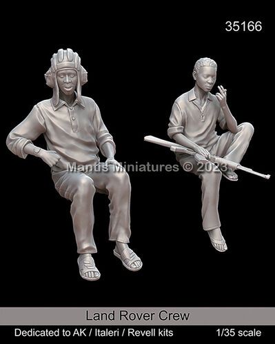 1:35 Land Rover Crew (For AK, Italeri, Revell)