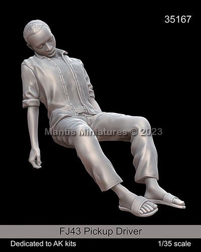 1:35 FJ43 Pickup Driver (For AK)