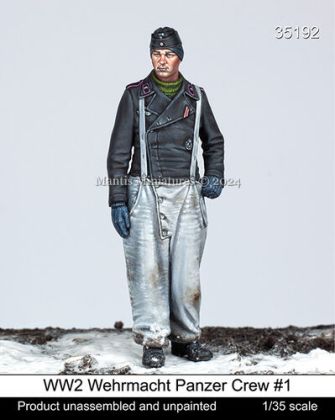 1:35 WW2 Wehrmacht Panzer Crew #1
