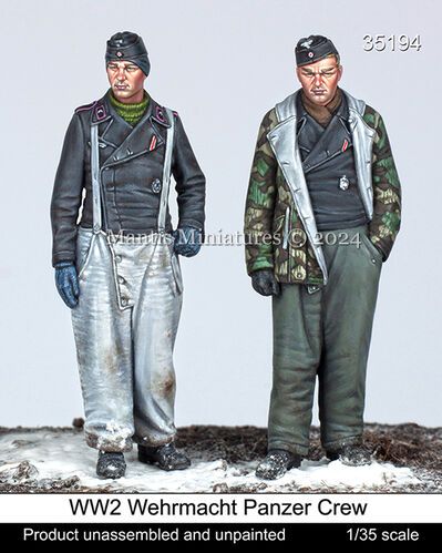 1:35 WW2 Wehrmacht Panzer Crew Set
