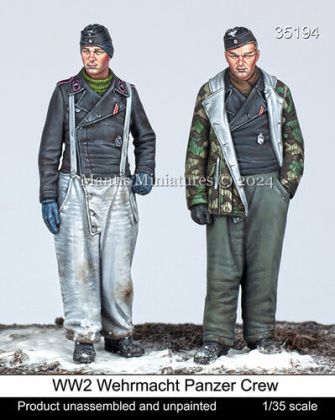 1:35 WW2 Wehrmacht Panzer Crew Set