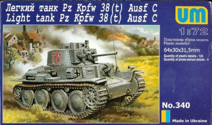 1:72 PzKpfw 38 (t) Ausf C