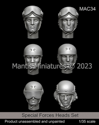 1:35 Special Forces Heads set