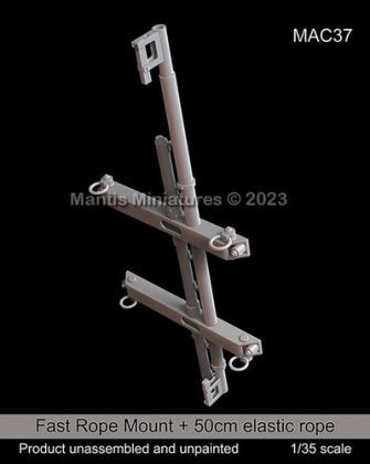 1:35 Fast Rope Mount And 50cm Elastic Rope (For Black Hawks)