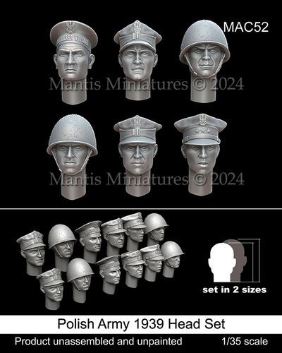 1:35 Polish Army 1939 Head Set