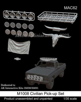 1:35 M1008 Civilian Pick-Up Set